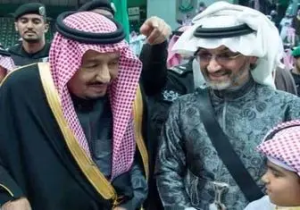 دیدار پادشاه عربستان با پولدارتون شاهزاده سعودی