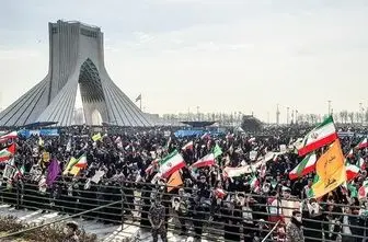 حضور مردم تهران در راهپیمایی ۲۲ بهمن و نمایش ایرانِ مقتدر
