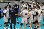 پیروزی تیم ملی والیبال ایران در اولین روز مسابقات