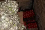 توقیف ۸ دستگاه کامیون گوجه فرنگی قاچاق توسط مرزبانان 
