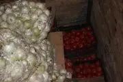 توقیف ۸ دستگاه کامیون گوجه فرنگی قاچاق توسط مرزبانان 