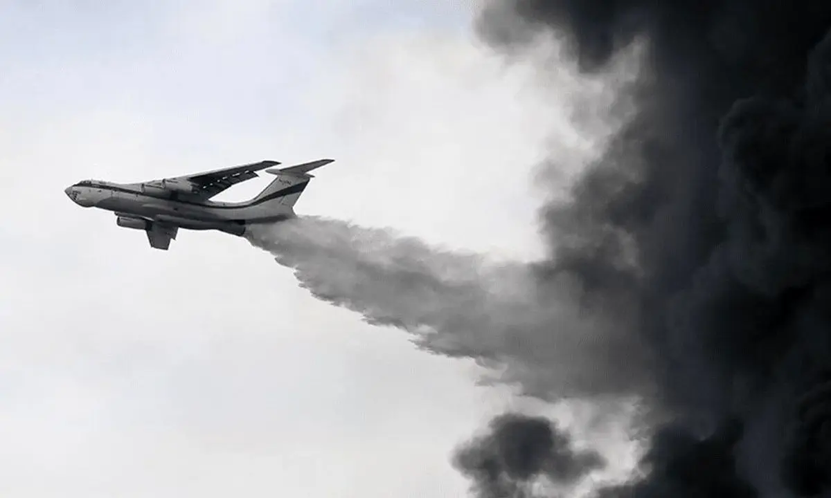 قهرمان‌بازی ایلوشین۷۶ سپاه پاسداران +عکس