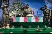 مراسم تشییع پیکر مطهر شهید 