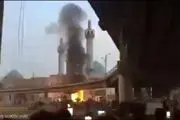 آتش‌زدن بخشی از آرامگاه محمد باقر حکیم در نجف