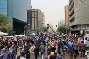 تابوت اسرائیل روی دست مردم/حضور حماسی ملت در راهپیمایی ۱۳ آبان