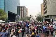 تابوت اسرائیل روی دست مردم/حضور حماسی ملت در راهپیمایی ۱۳ آبان