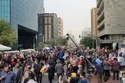 تابوت اسرائیل روی دست مردم/حضور حماسی ملت در راهپیمایی ۱۳ آبان