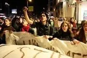 تظاهرات اهالی استانبول در منطقه قاضی کوی در اعتراض به بازداشت اکرم امام اوغلو
