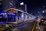 تخریب اموال عمومی توسط اغتشاشگران/ گزارش تصویری