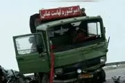 9 کشته و زخمی در تصادف مرگبار سه خودرو + تصاویر
