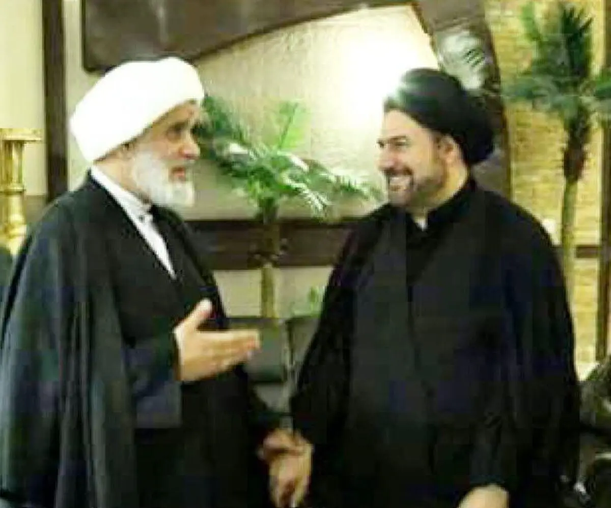 آیت الله "عباس کعبى" وارد خاک عراق شد/تصاویر