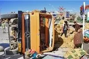 برخورد مرگبار کامیون با مینی‌بوس مسافری