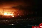 
فروشگاه زنجیره ای شهرستان سرباز در آتش سوخت+عکس
