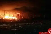 
فروشگاه زنجیره ای شهرستان سرباز در آتش سوخت+عکس
