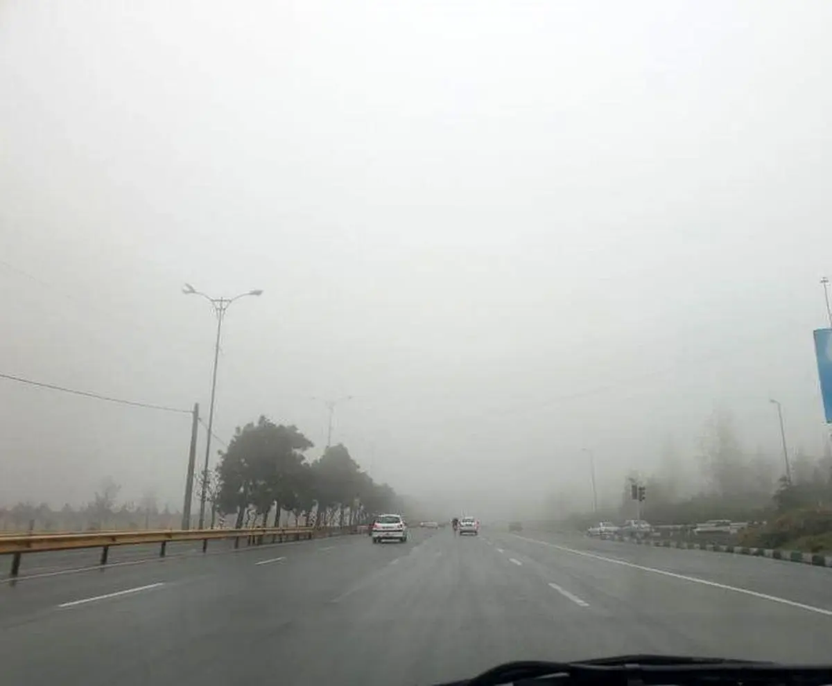 تهران در مه/ عکس