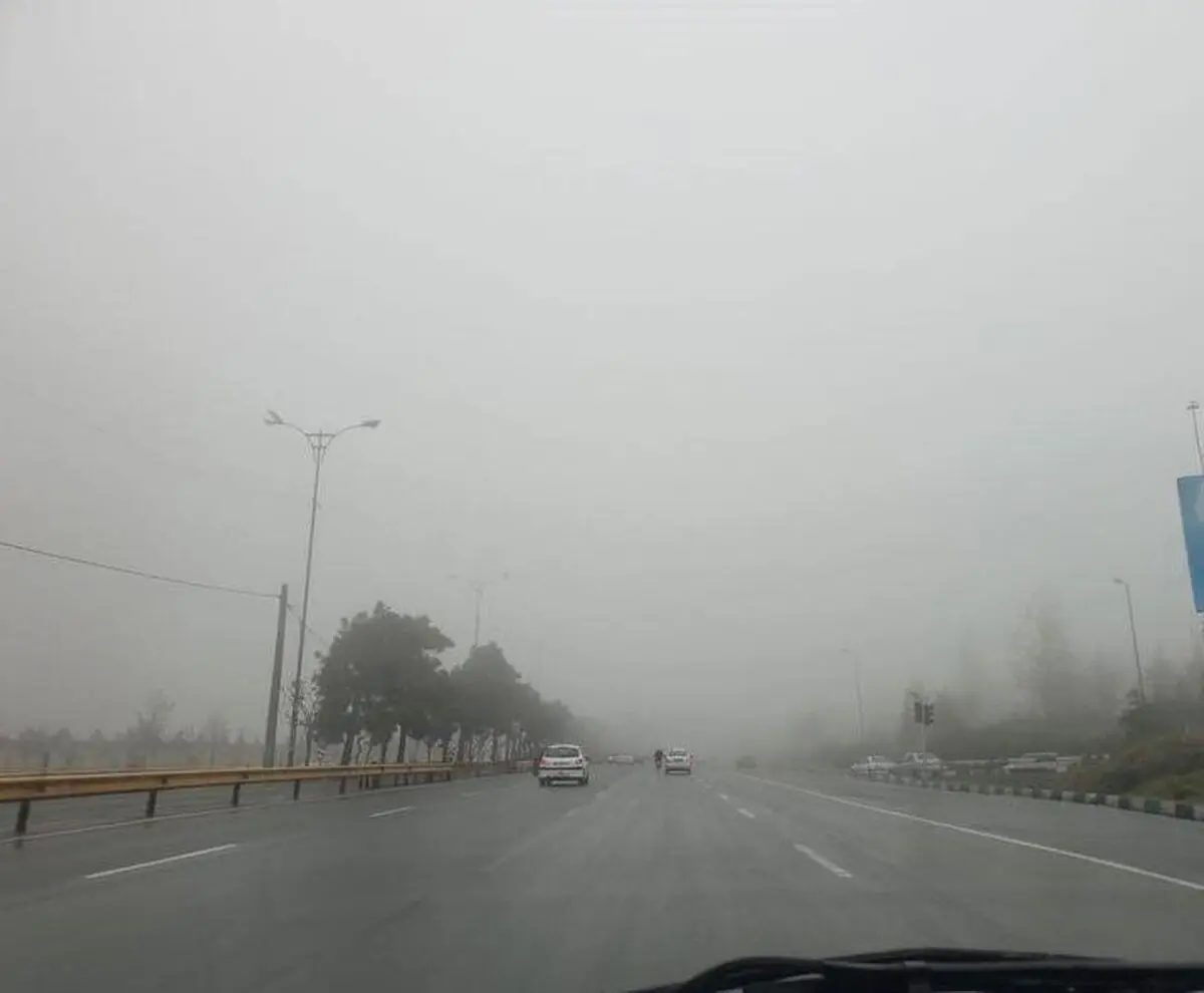 تهران در مه/ عکس