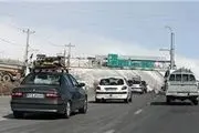 ترافیک نیمه سنگین در باند جنوبی آزاد راه کرج-قزوین 