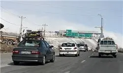  ترافیک نیمه سنگین صبحگاهی در آزادراه کرج