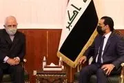 رایزنی وزیر امور خارجه با رئیس مجلس عراق