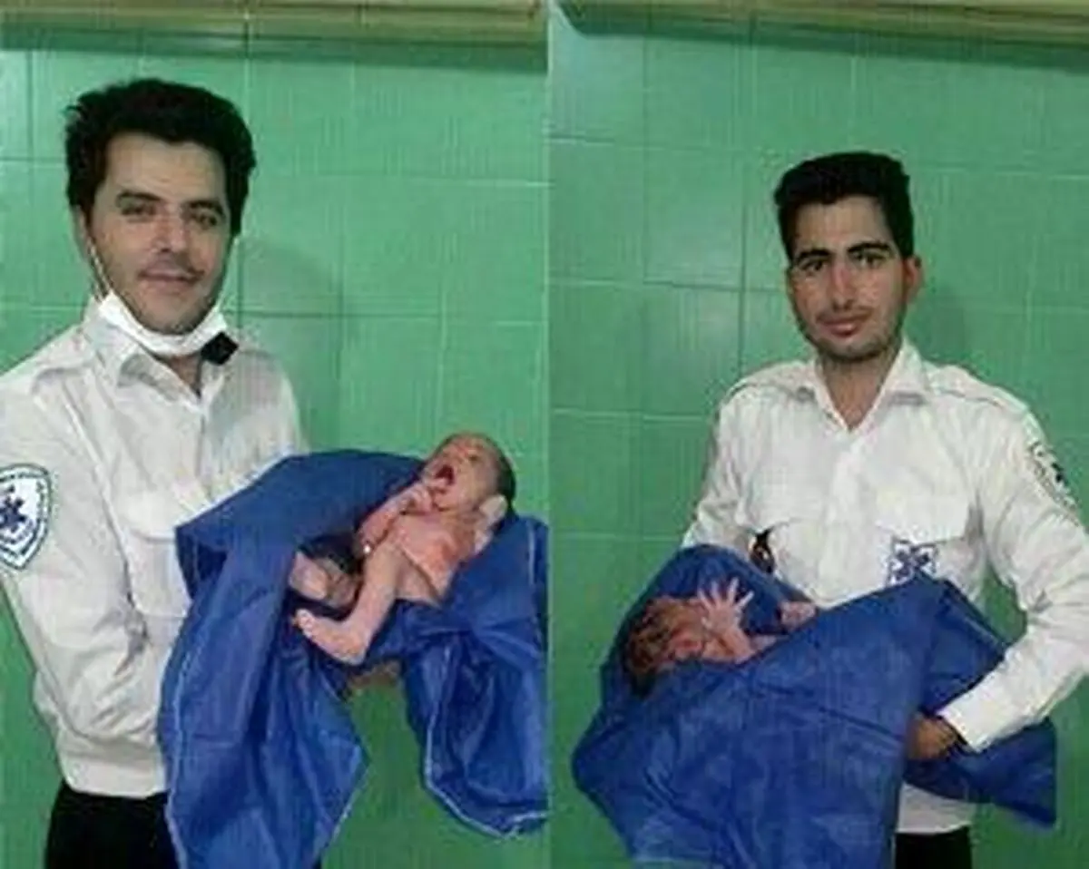 تولد نوزاد ریگانی در آمبولانس +عکس