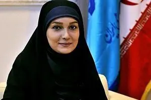 خانم مجری خوش حجابِ تلویزیون درکنار یک مجری کاربلد/ عکس