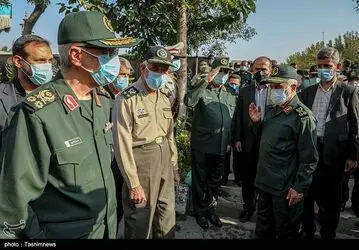 مراسم تشییع پیکر سرلشکر فیروزآبادی