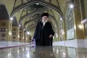 حضور رهبر انقلاب در حرم امام خمینی و گلزار شهدا