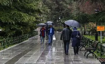 بارش باران در ۵ استان کشور 