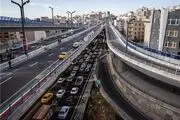 پل تقاطع غیرهمسطح بزرگراه شهید چمران به صورت آزمایشی افتتاح شد
