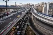 پل تقاطع غیرهمسطح بزرگراه شهید چمران به صورت آزمایشی افتتاح شد
