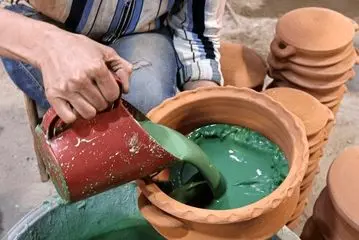 کارگاه تولید «گَمَج» در گیلان +تصاویر