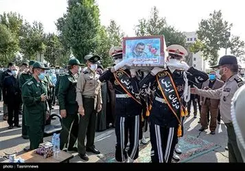 مراسم تشییع پیکر سرلشکر فیروزآبادی