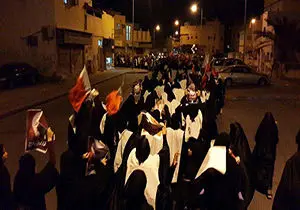 مردم بحرین کفن پوش به خیابانها آمدند