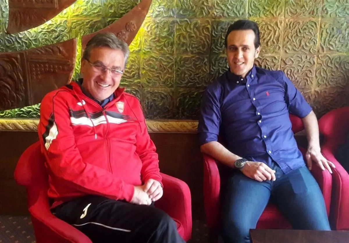 حضور جادوگر در تمرین پرسپولیس+عکس