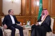 دیدار عباس عراقچی با ولیعهد عربستان سعودی در جده