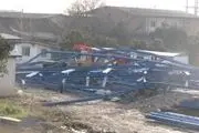 اسکلت مسکن مهر ساری فرو ریخت! + عکس