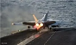 سقوط یک فروند اف - ۱۸ آمریکا در خلیج‌فارس