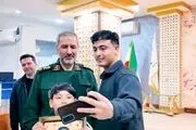 دیدار فرمانده نیروی هوافضای سپاه با فرزندان شهدا
