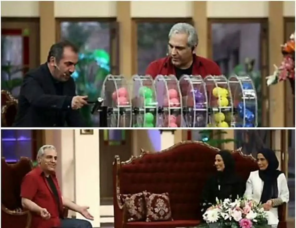 دورهمی مهران مدیری با خواهران بازیگر