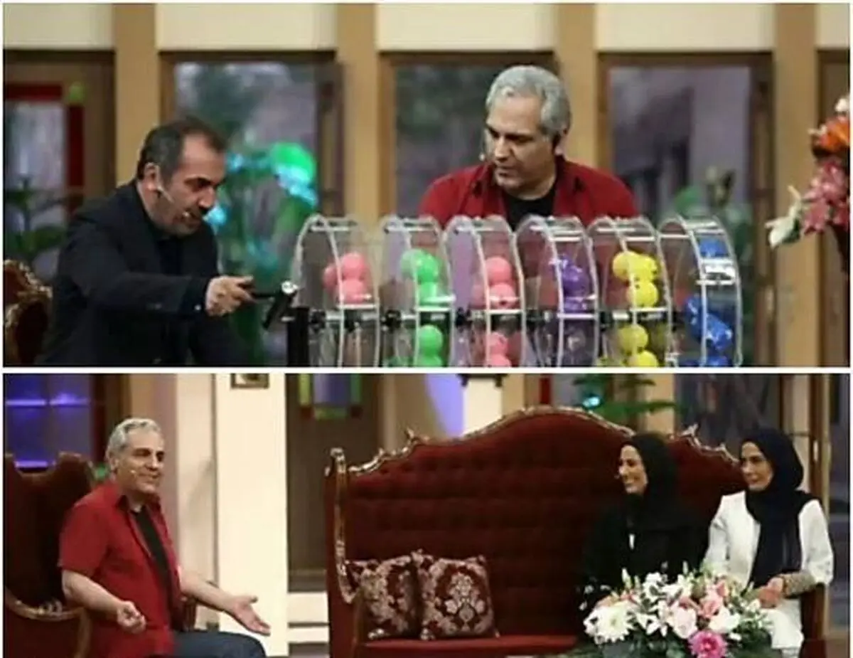 دورهمی مهران مدیری با خواهران بازیگر