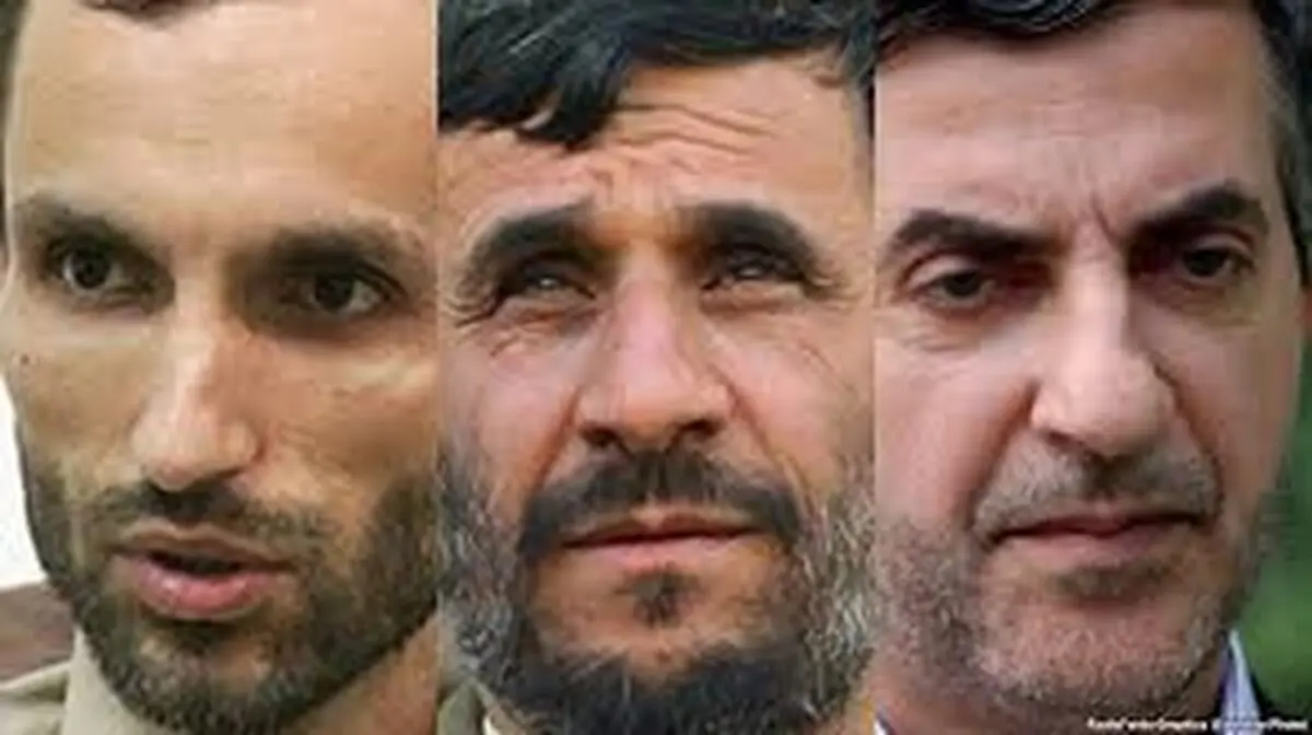 حضور مشایی در وزارت کشور با شناسنامه بقایی و احمدی نژاد+ عکس