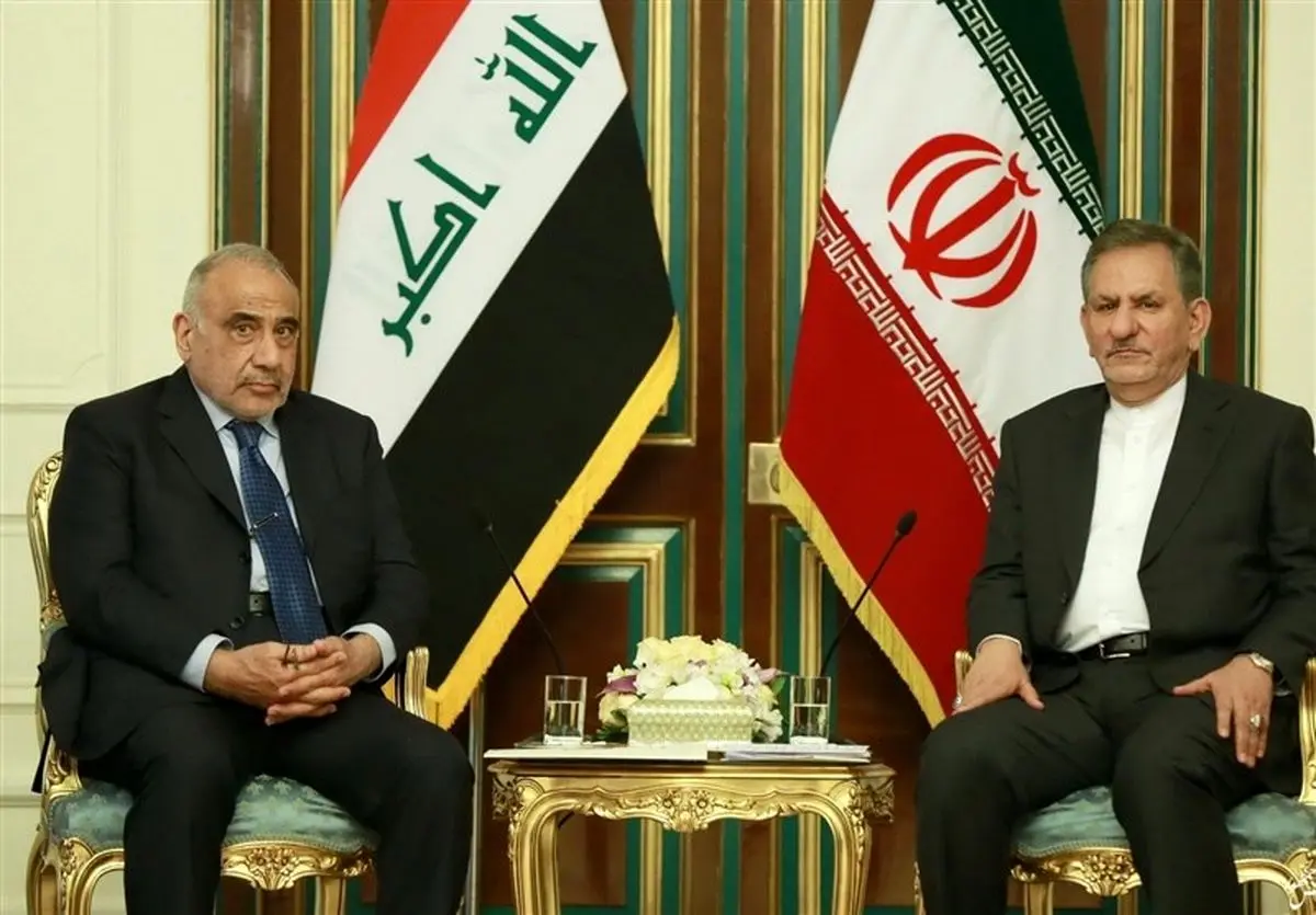 جهانگیری: نباید اجازه دهیم تحریمها مانعی بر سر روابط ایران و عراق شود