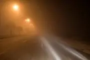 ترافیک پرحجم در جاده هراز/مه سنگین و بارش باران