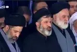 حضور فرزندان رهبر شهید انقلاب در مصلای تهران + فیلم 