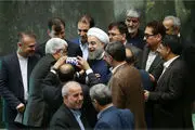 همراهان روحانی در جلسه بررسی صلاحیت وزرای پیشنهادی