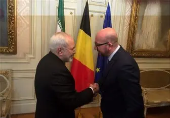 ظریف با نخست‌وزیر بلژیک دیدار کرد+عکس