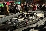 
واژگونی کامیون حامل میلگرد در کوهسار +عکس
