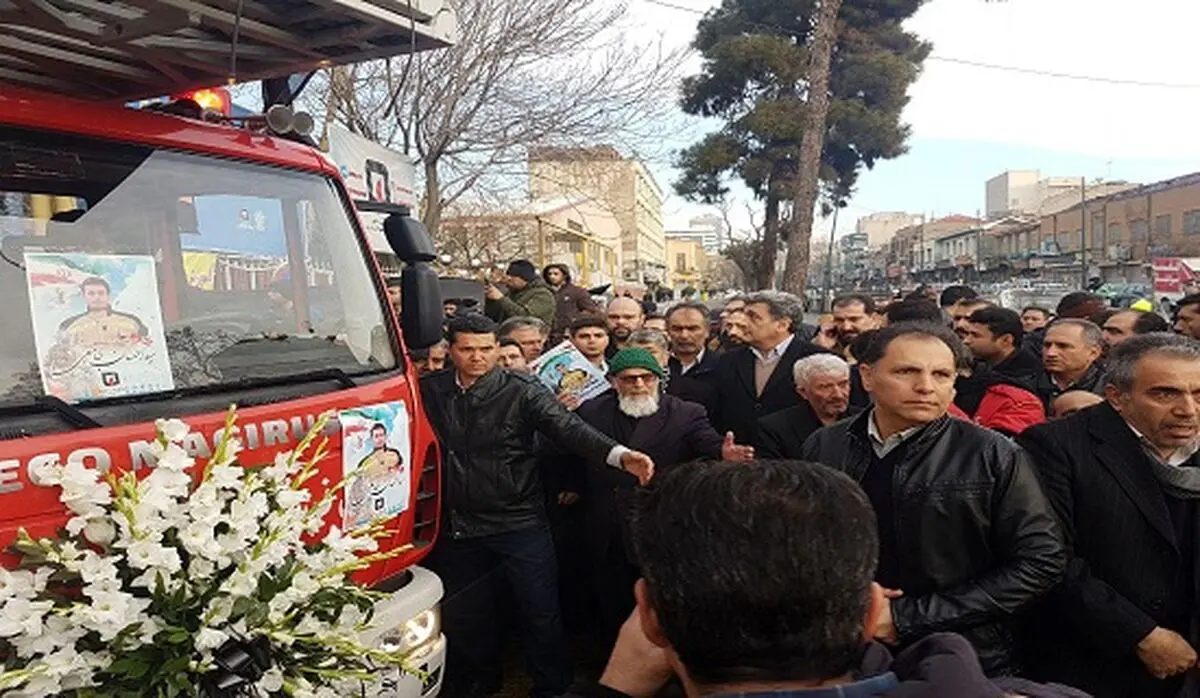 برگزاری مراسم تشییع پیکر شهید «احسان جامعی» 
