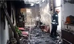 انفجار و آتش سوزی در خیابان نامجو