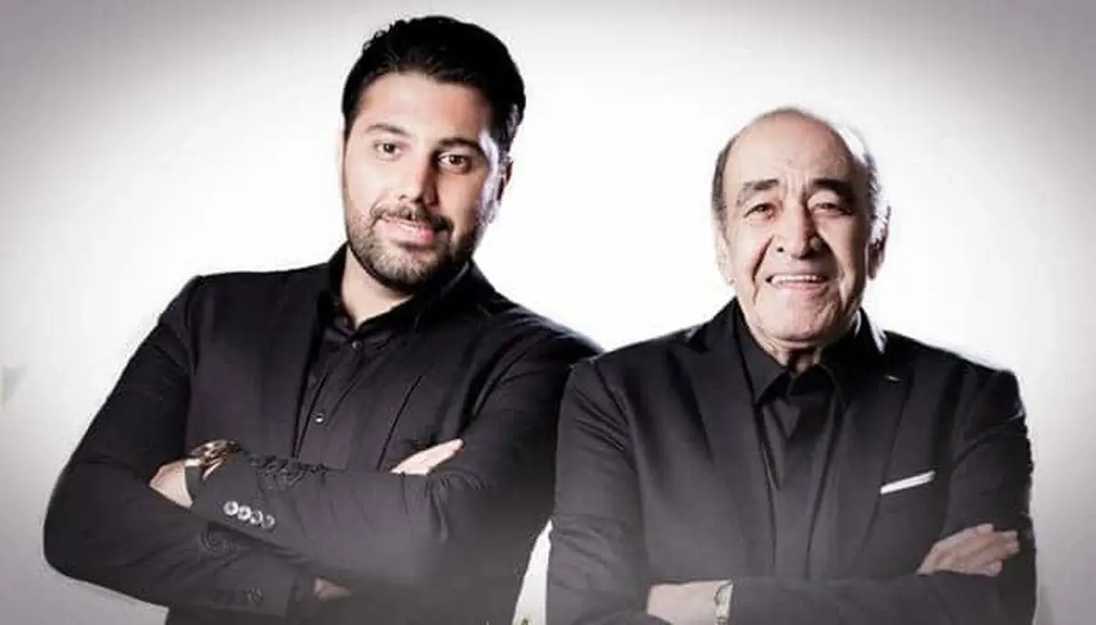 عاشقانههای احسان خواجه امیری در آغوش پدرش + عکس